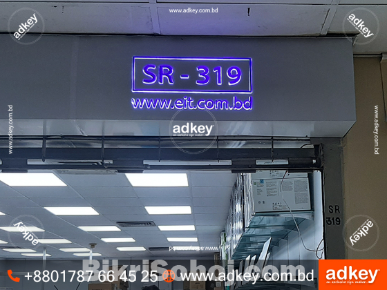 Acrylic 3D Letter Sign Board Advertising in Dhaka BD